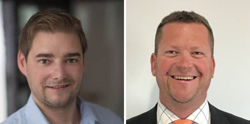 Two headshots of businessmen