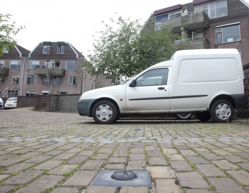 Wireless sensor on parking space