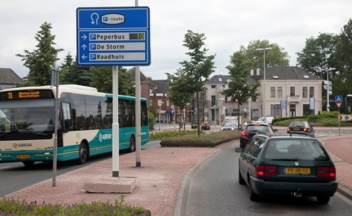 Parking signs with real time parking data