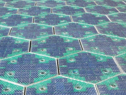 asphalt-replacing solar panels