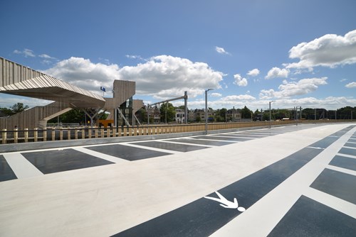 Ballast Nedam handed over the P+R parking garage to the municipality of Rheden/ Dieren in the Netherlands