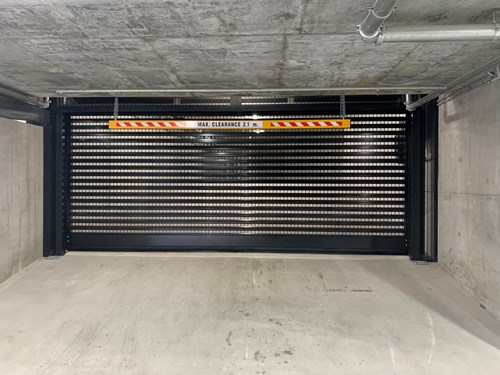 External door of the Malt District mixed use development