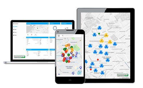 We operate all over the world, under any secure IoT network Sigfox, LoRa, NB-IoT